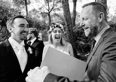 feedback for wedding celebrant Barcelona, with over 300 ceremonies conducted in Barcelona, Ibiza, Mallorca and the rest of mainland Spain.