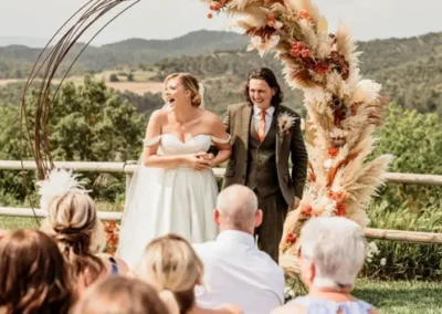 Bespoke wedding ceremony at This Must be The Place near Barcelona